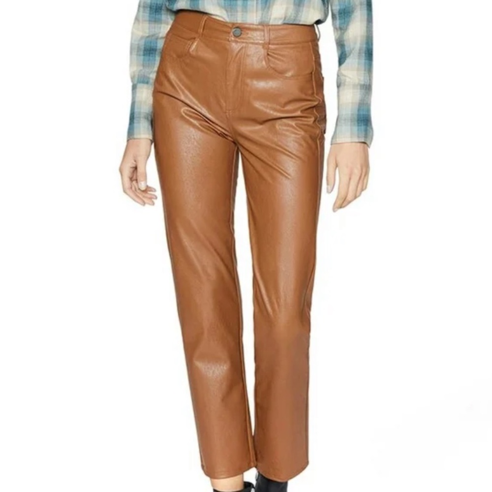 Paige faux leather pants